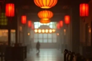 夜行列车车厢内景横版主推海报