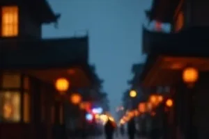 雾港来信雨后码头仓库场景封面