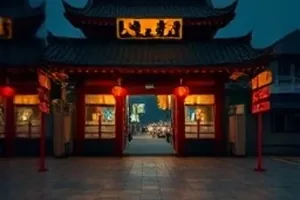 橙皮色黄昏天台落日剪影封面